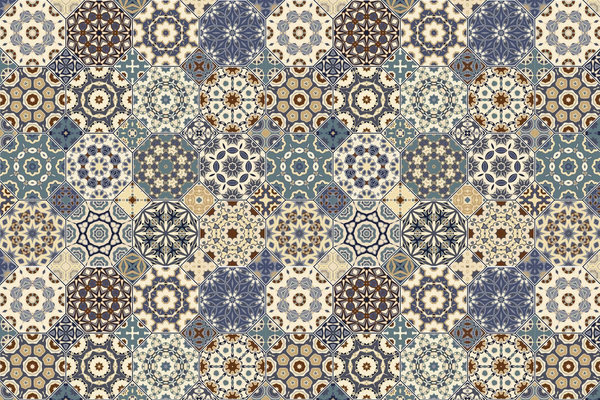 Waschbeckenrückwand Patchwork