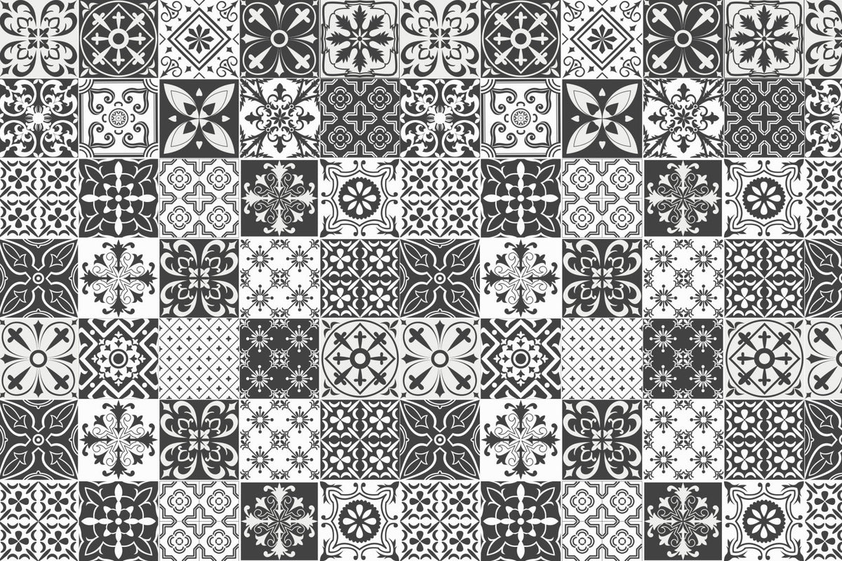 Waschbeckenrückwand Patchwork