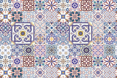 Badrückwand Patchwork