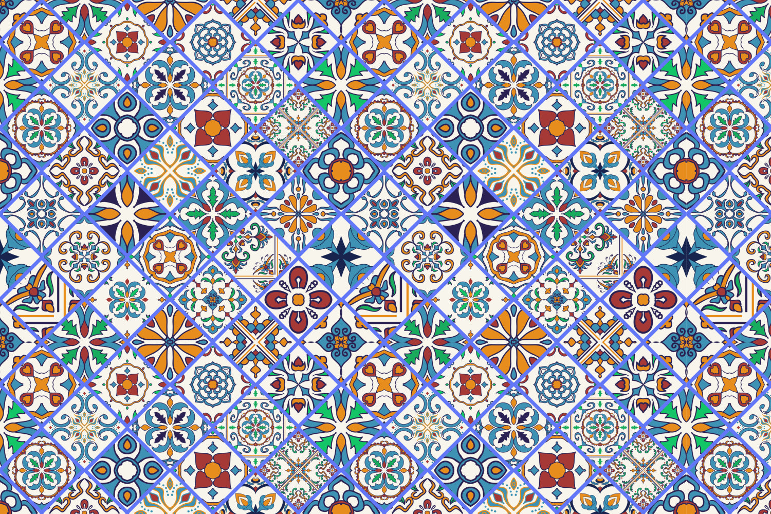 Waschbeckenrückwand Patchwork