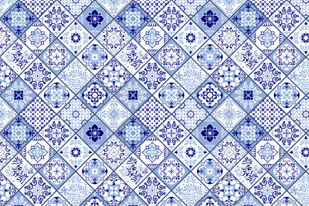 Waschbeckenrückwand Patchwork