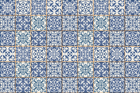 Waschbeckenrückwand Patchwork