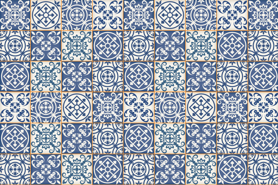 Badrückwand Patchwork
