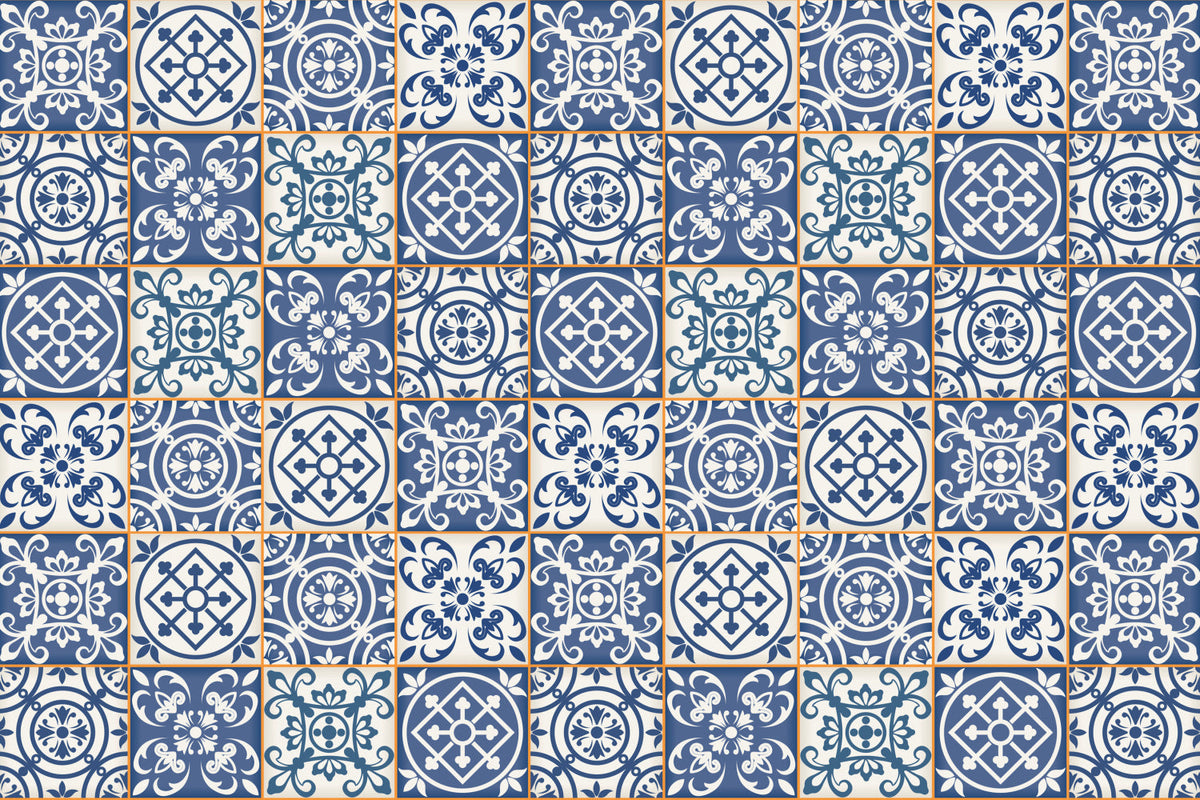 Waschbeckenrückwand Patchwork
