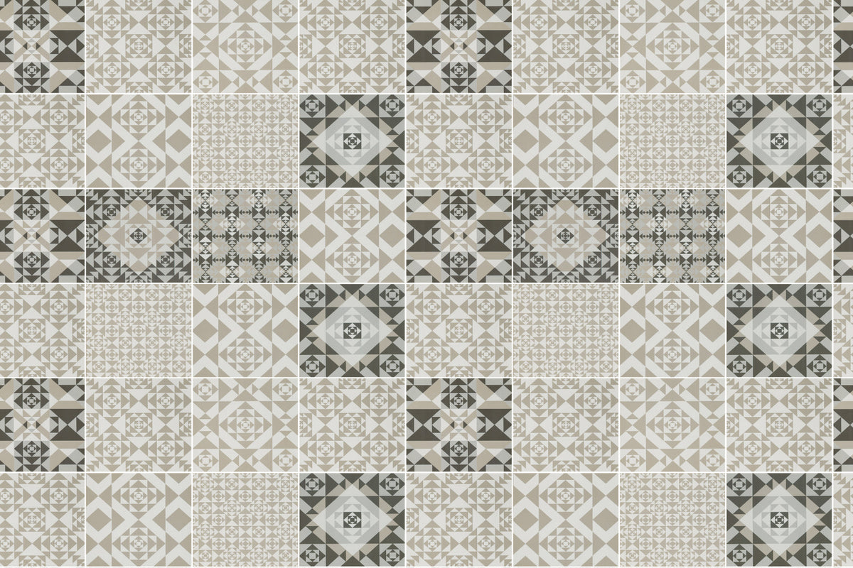 Waschbeckenrückwand Patchwork