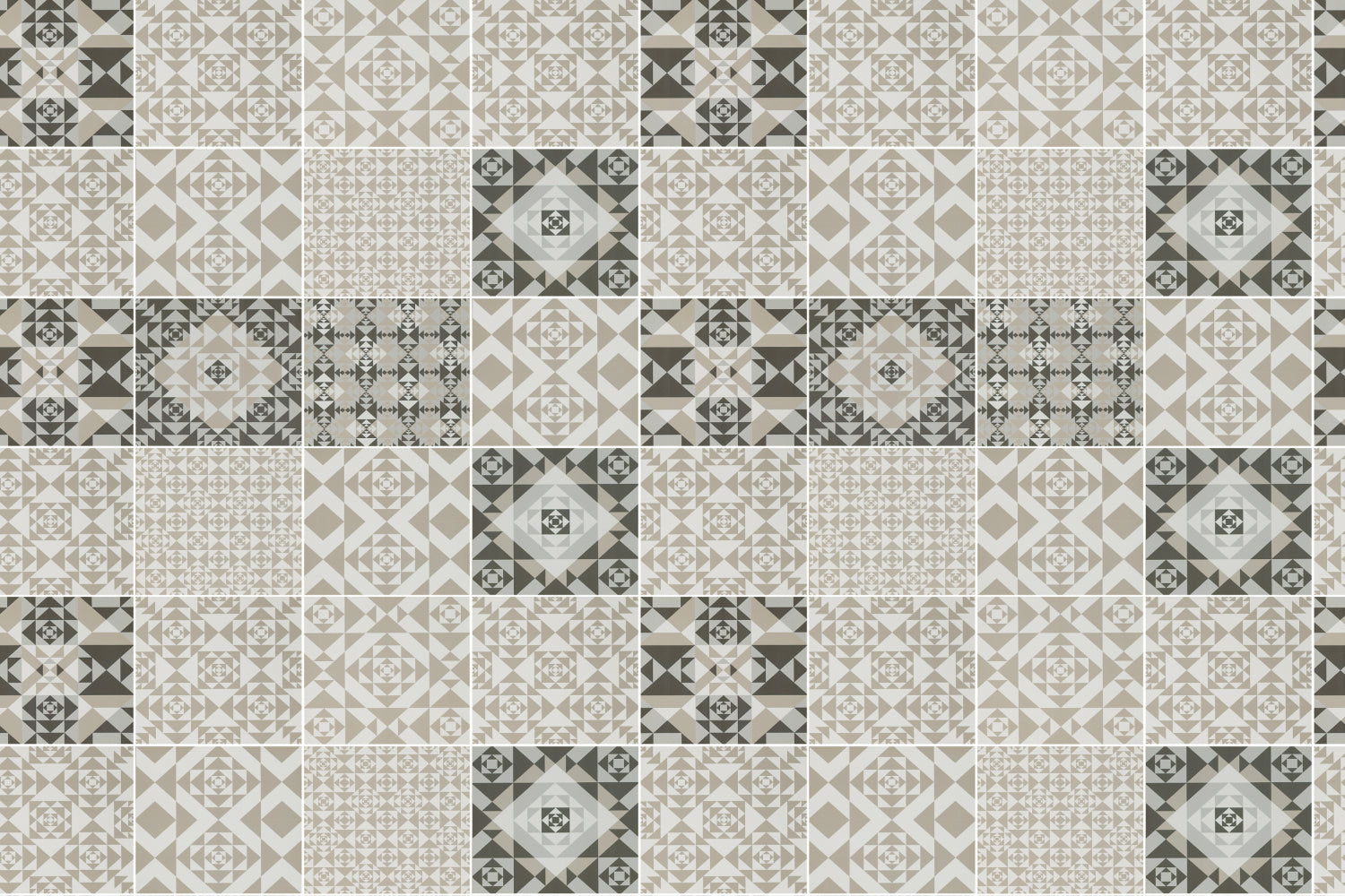 Waschbeckenrückwand Patchwork