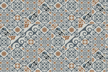 Waschbeckenrückwand Patchwork
