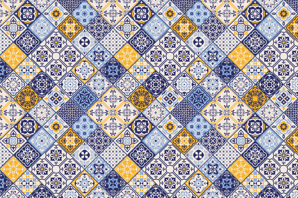 Waschbeckenrückwand Patchwork
