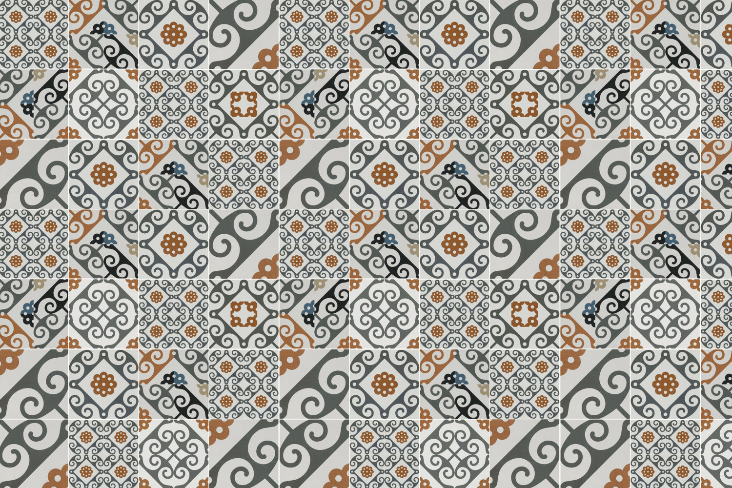Waschbeckenrückwand Patchwork