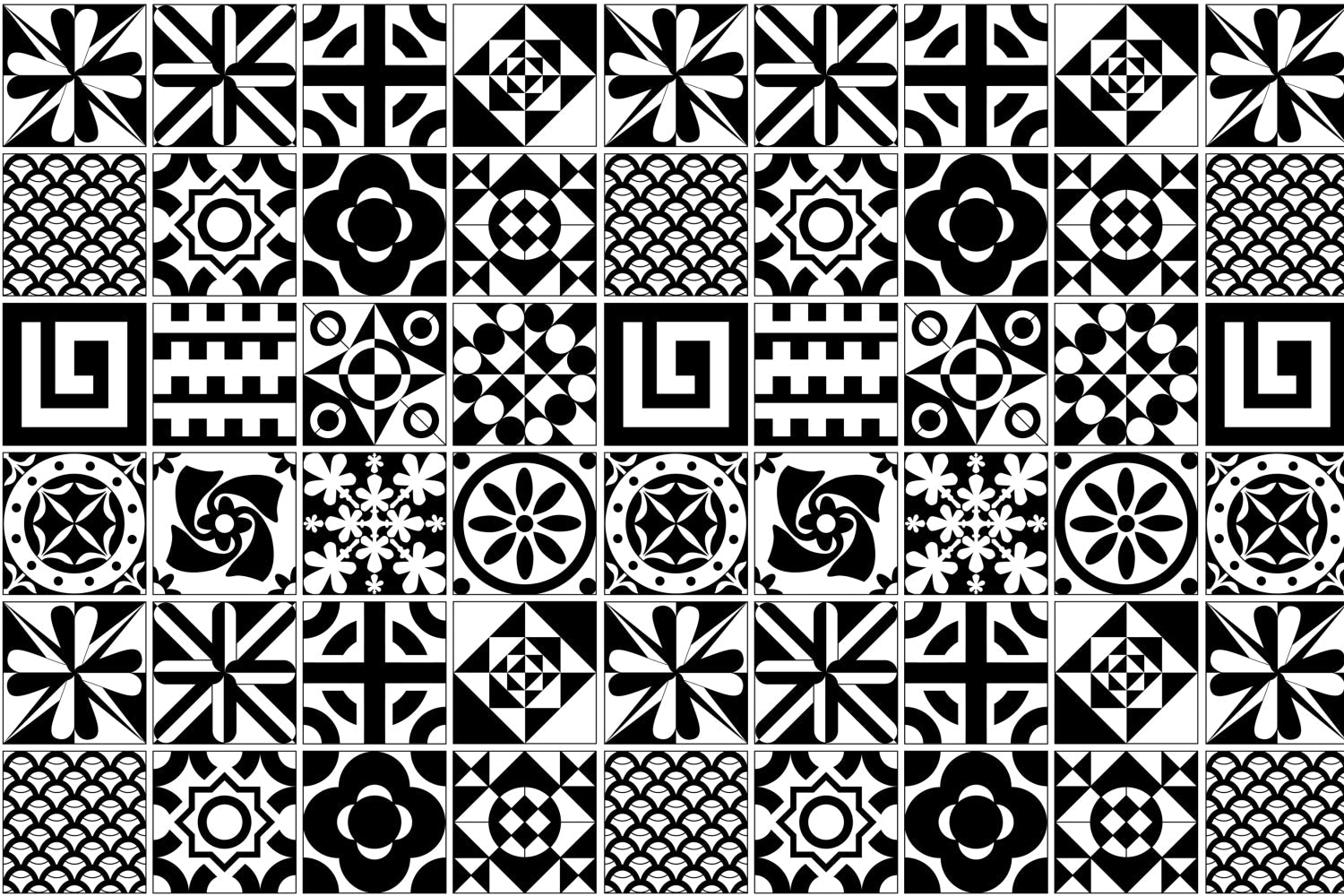 Badrückwand Patchwork