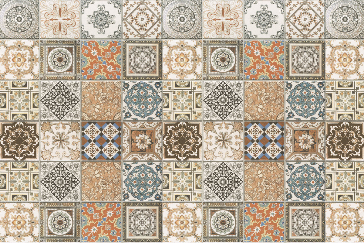 Waschbeckenrückwand Patchwork