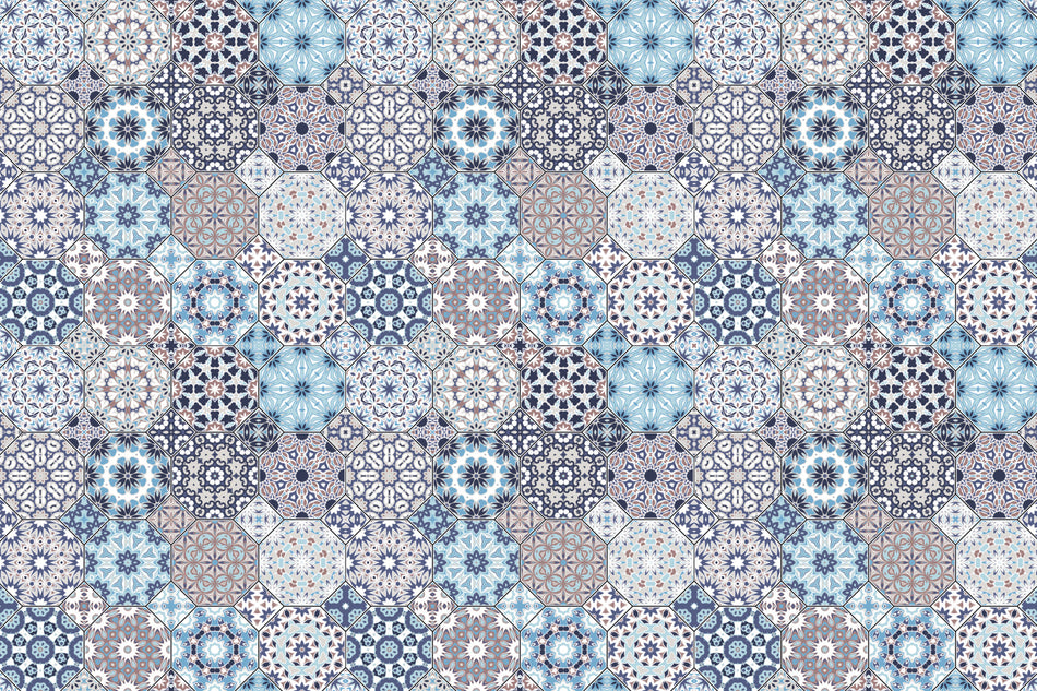Waschbeckenrückwand Patchwork