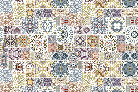Badrückwand Patchwork