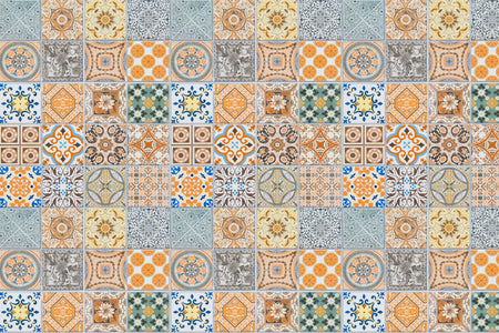 Badrückwand Patchwork