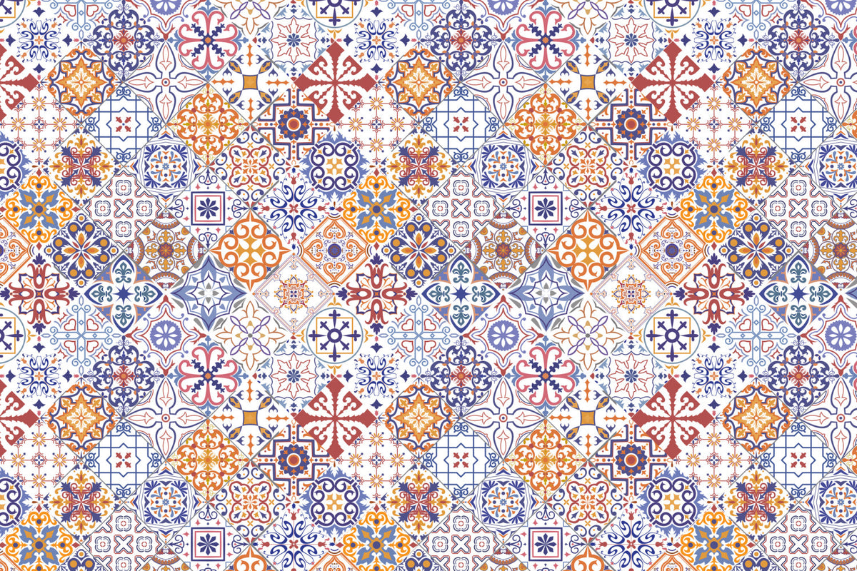 Waschbeckenrückwand Patchwork