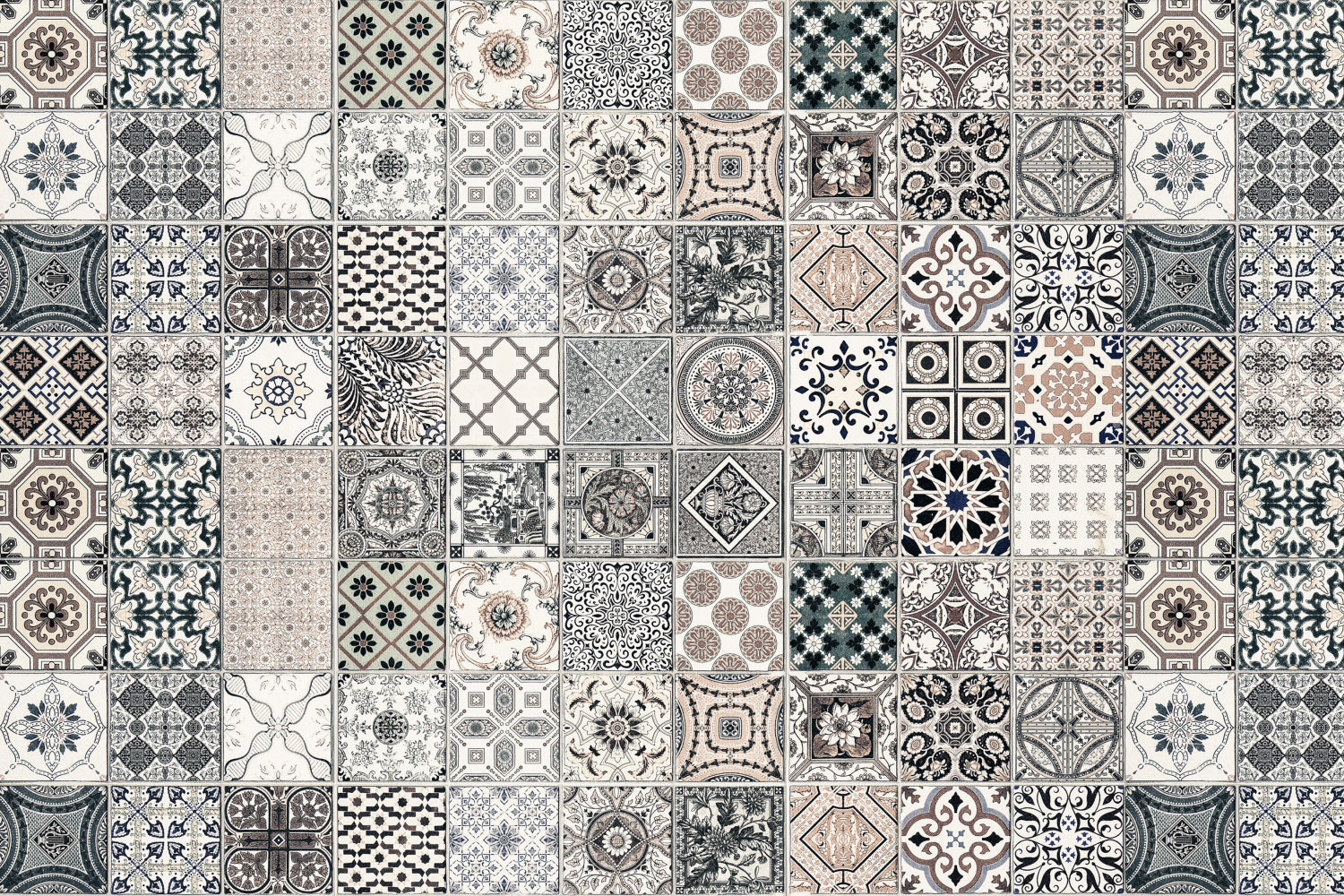 Badrückwand Patchwork
