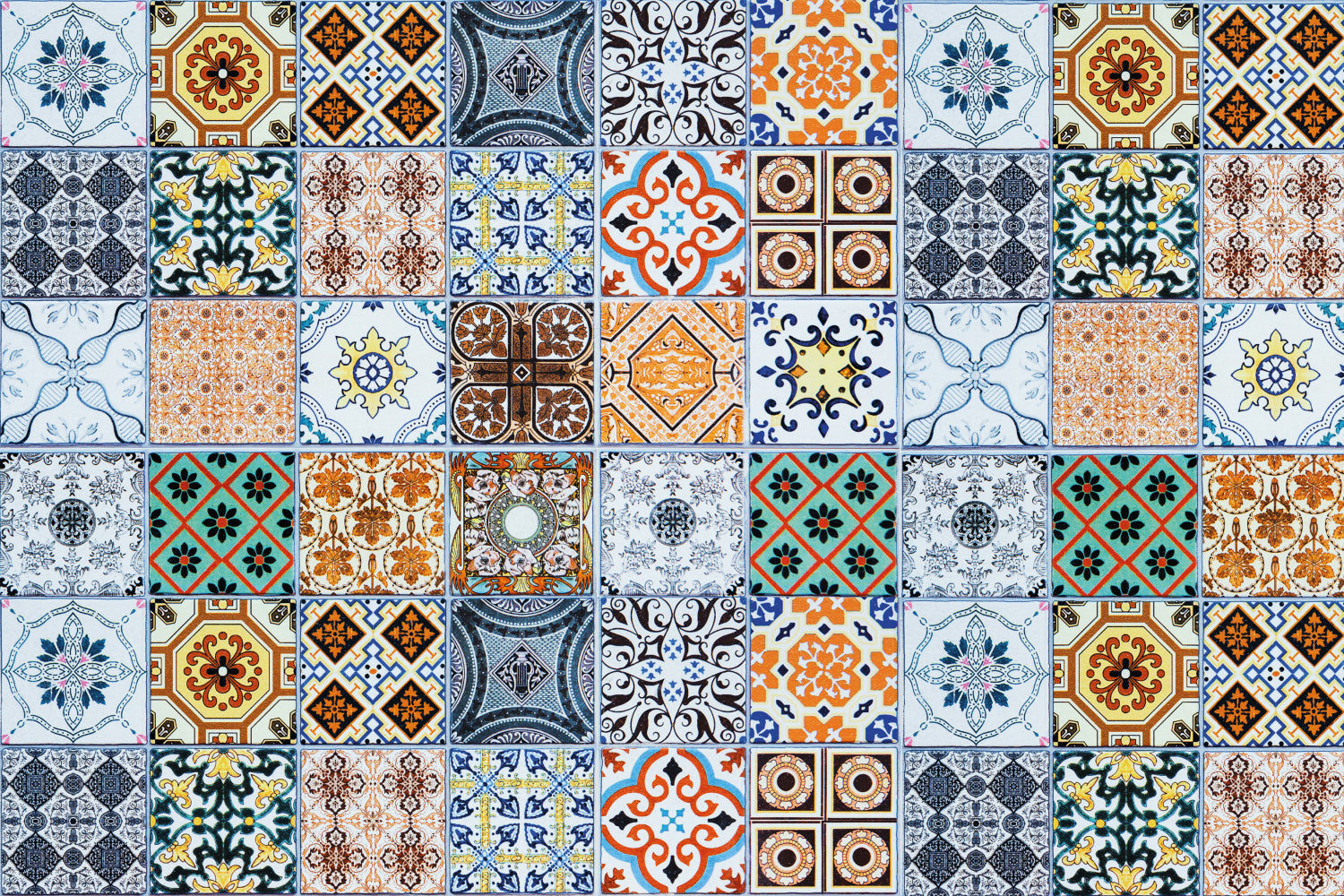 Badrückwand Patchwork