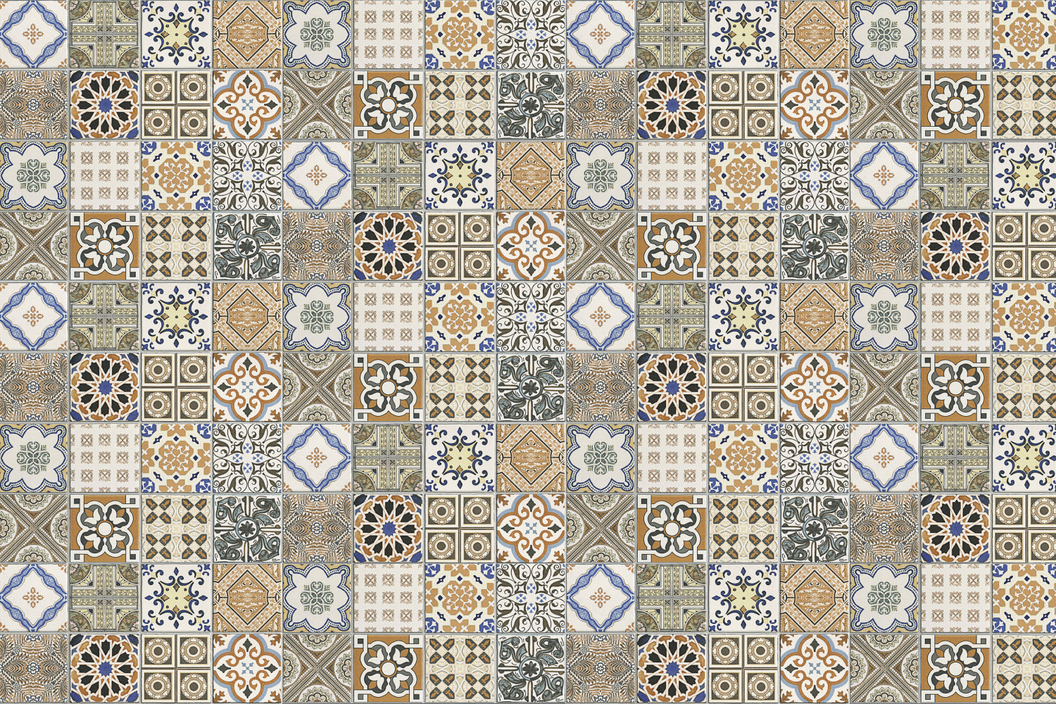Waschbeckenrückwand Patchwork