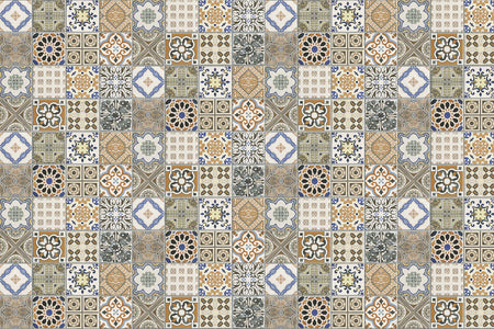 Waschbeckenrückwand Patchwork
