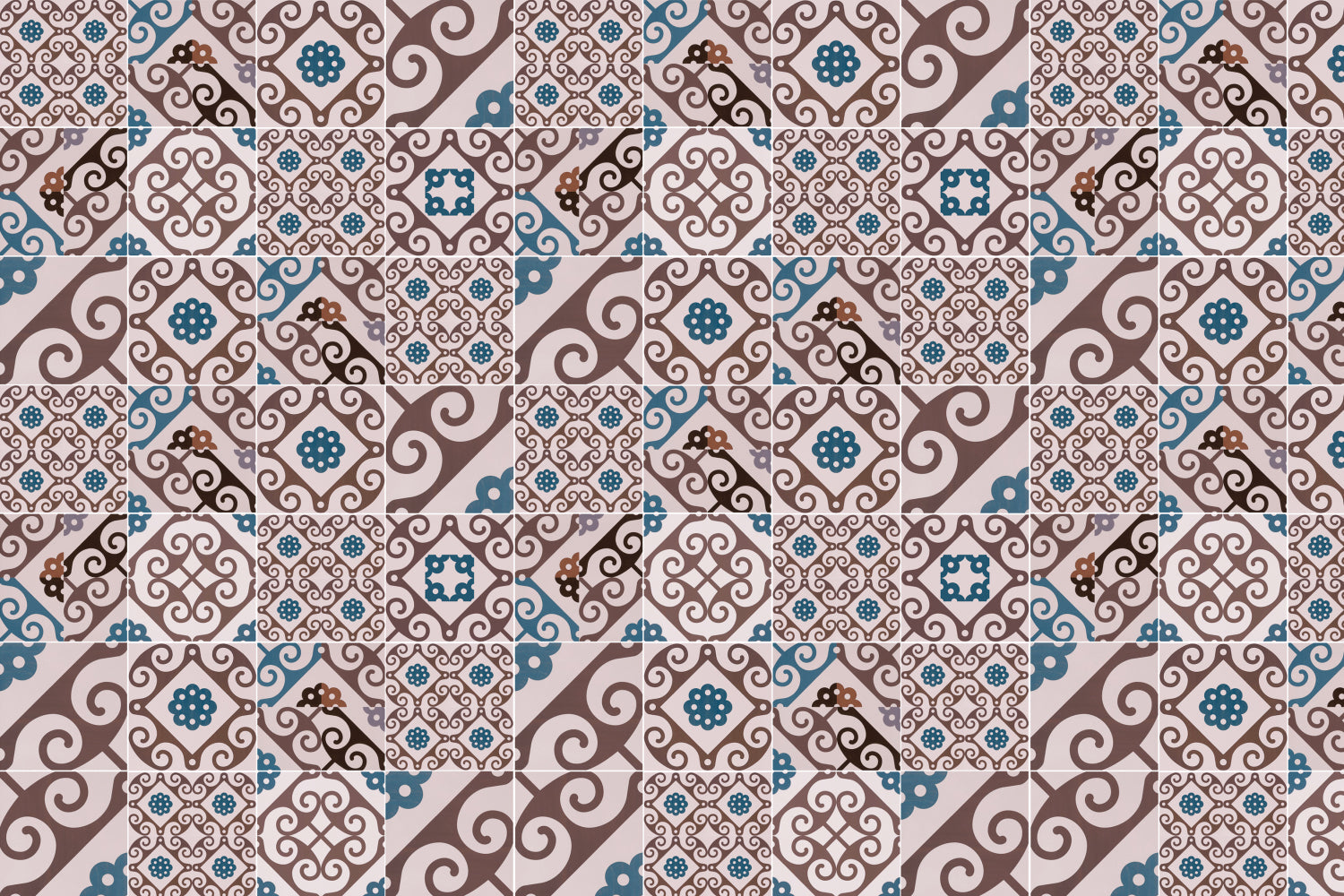 Waschbeckenrückwand Patchwork