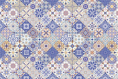 Waschbeckenrückwand Patchwork