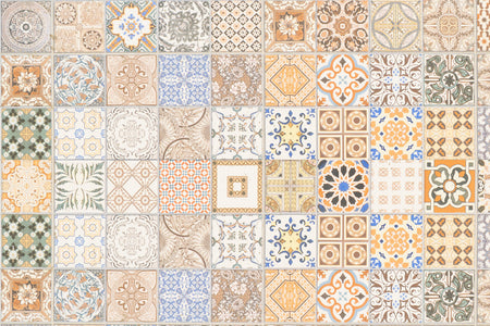 Waschbeckenrückwand Patchwork
