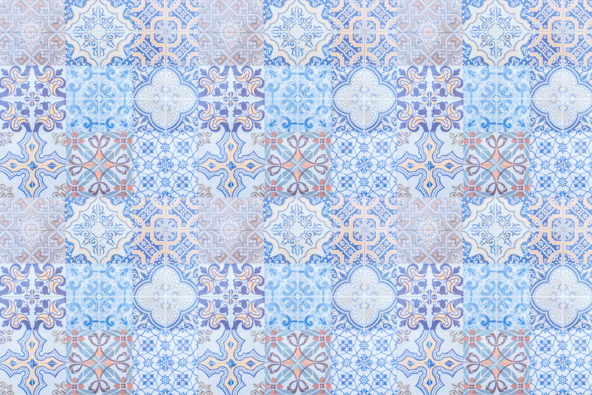 Waschbeckenrückwand Patchwork