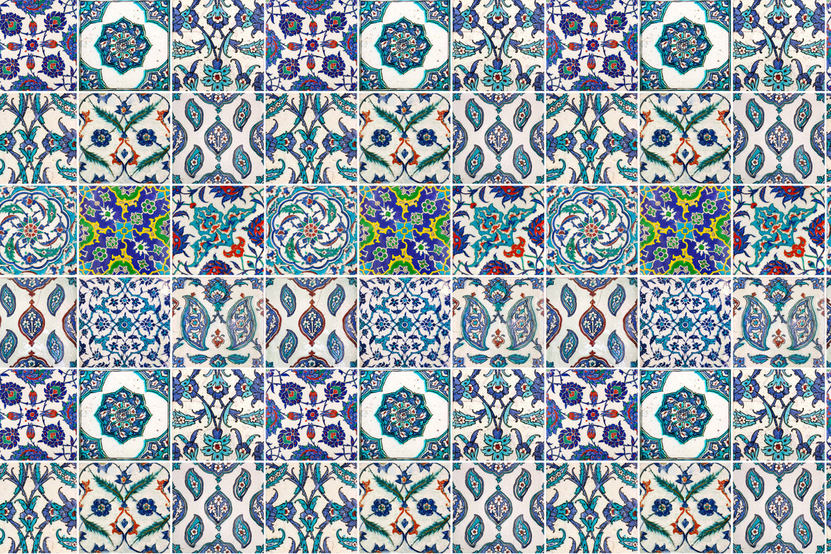 Badrückwand Patchwork