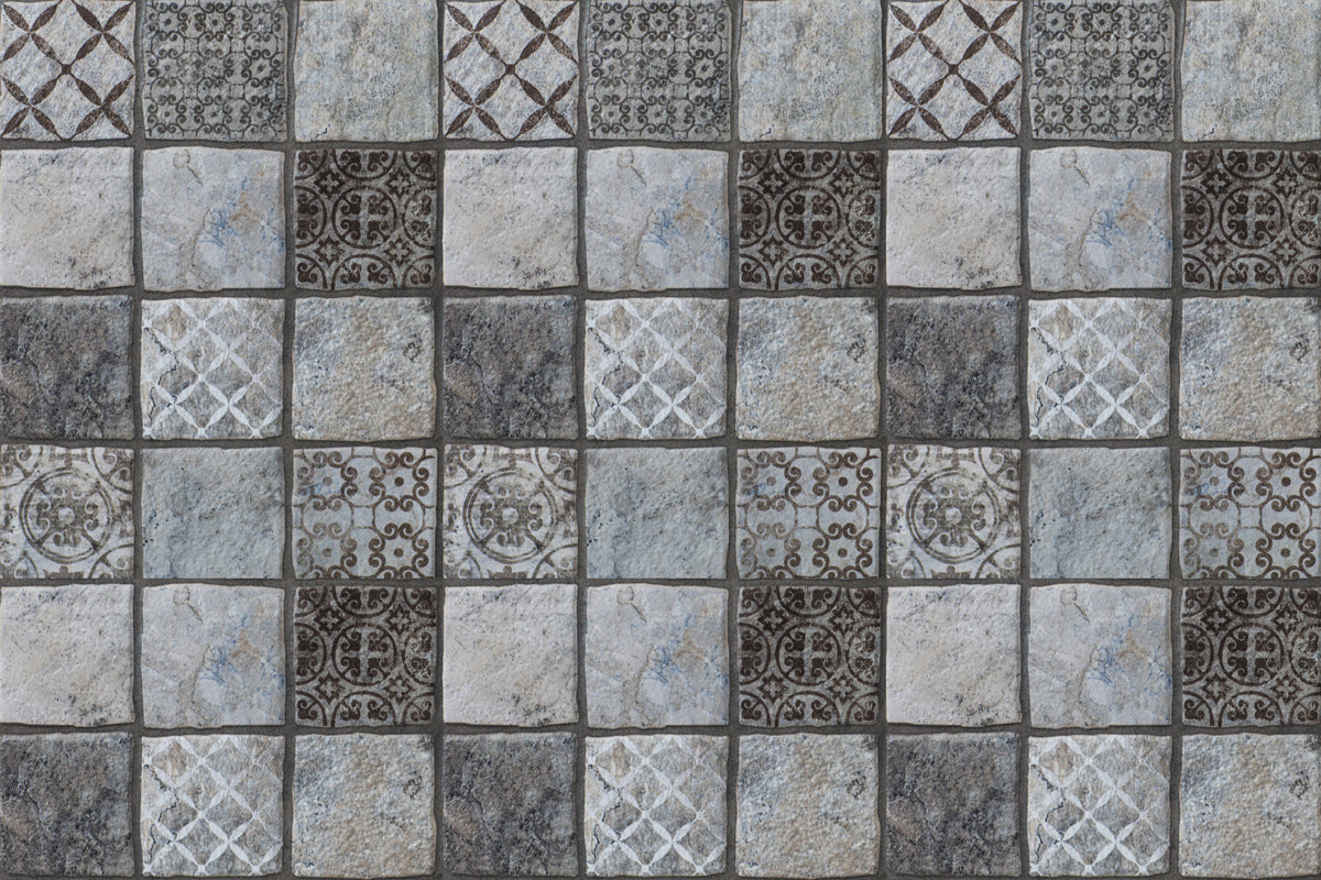 Waschbeckenrückwand Patchwork