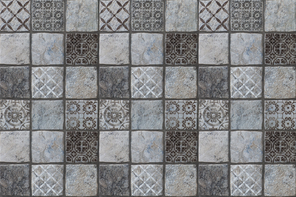 Waschbeckenrückwand Patchwork