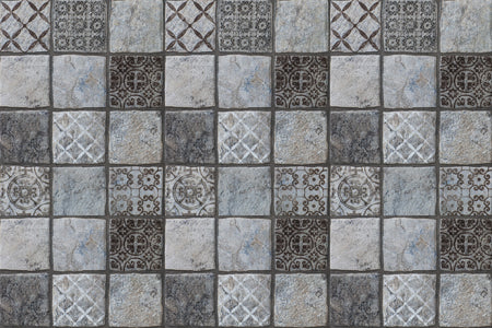 Badrückwand Patchwork