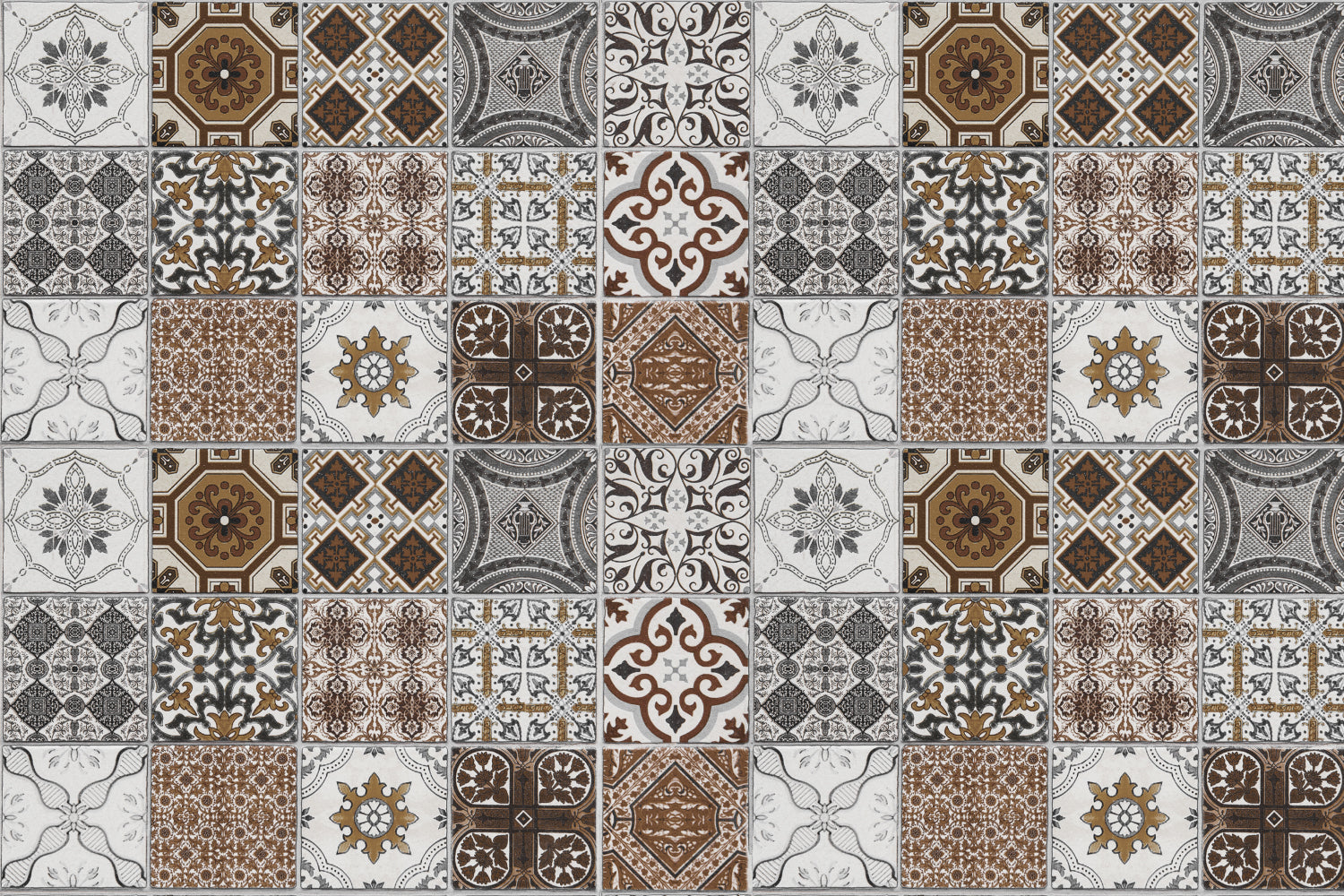 Waschbeckenrückwand Patchwork