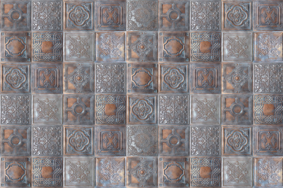 Waschbeckenrückwand Patchwork