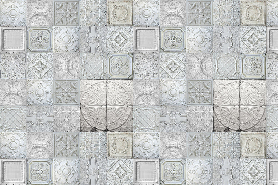 Badrückwand Patchwork