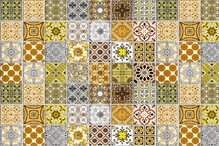 Badrückwand Patchwork