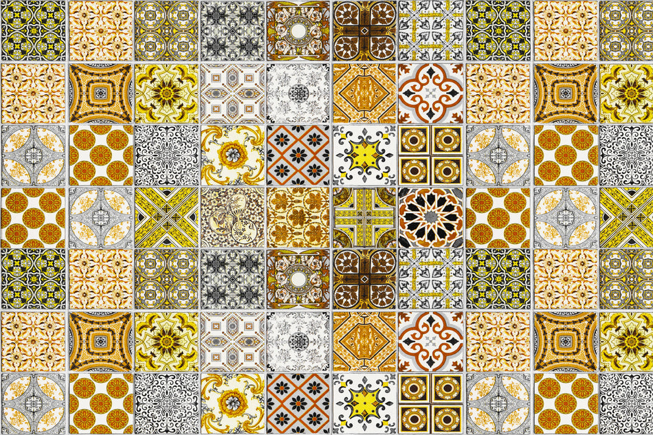 Badrückwand Patchwork