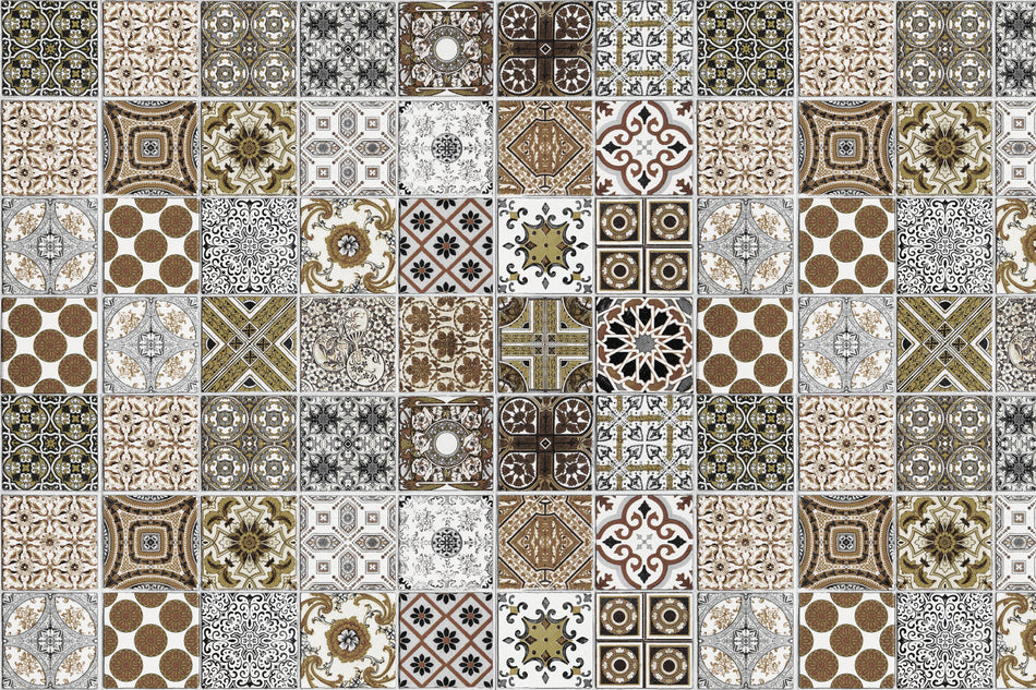 Badrückwand Patchwork