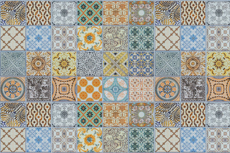 Badrückwand Patchwork