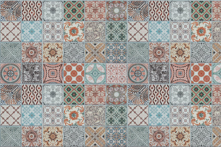 Badrückwand Patchwork