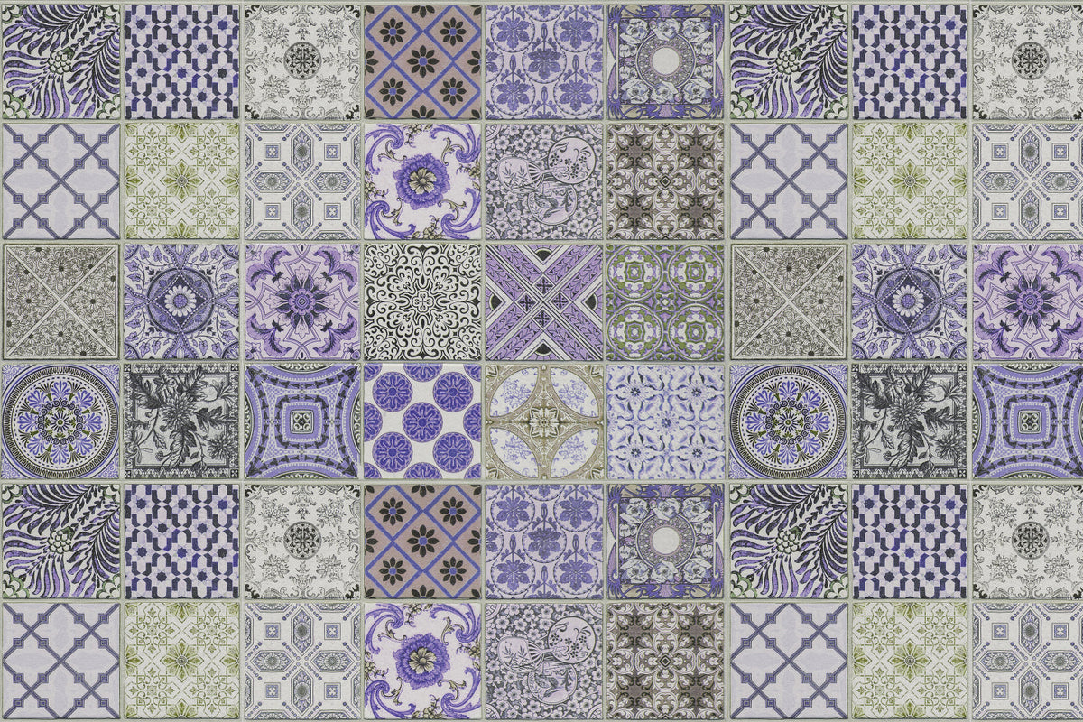 Badrückwand Patchwork