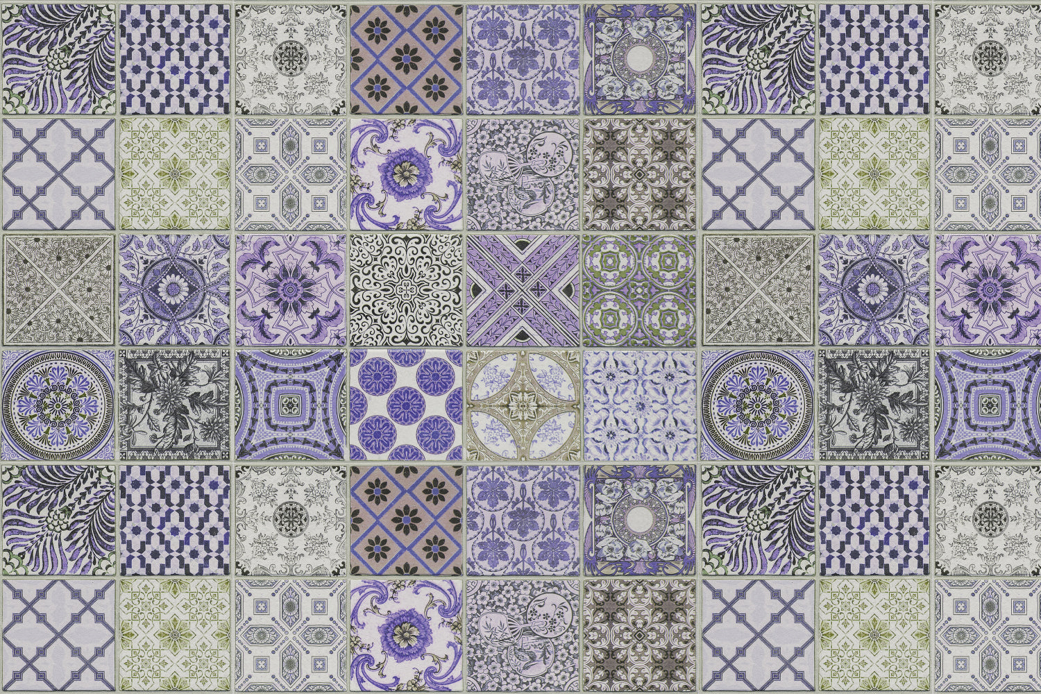 Badrückwand Patchwork