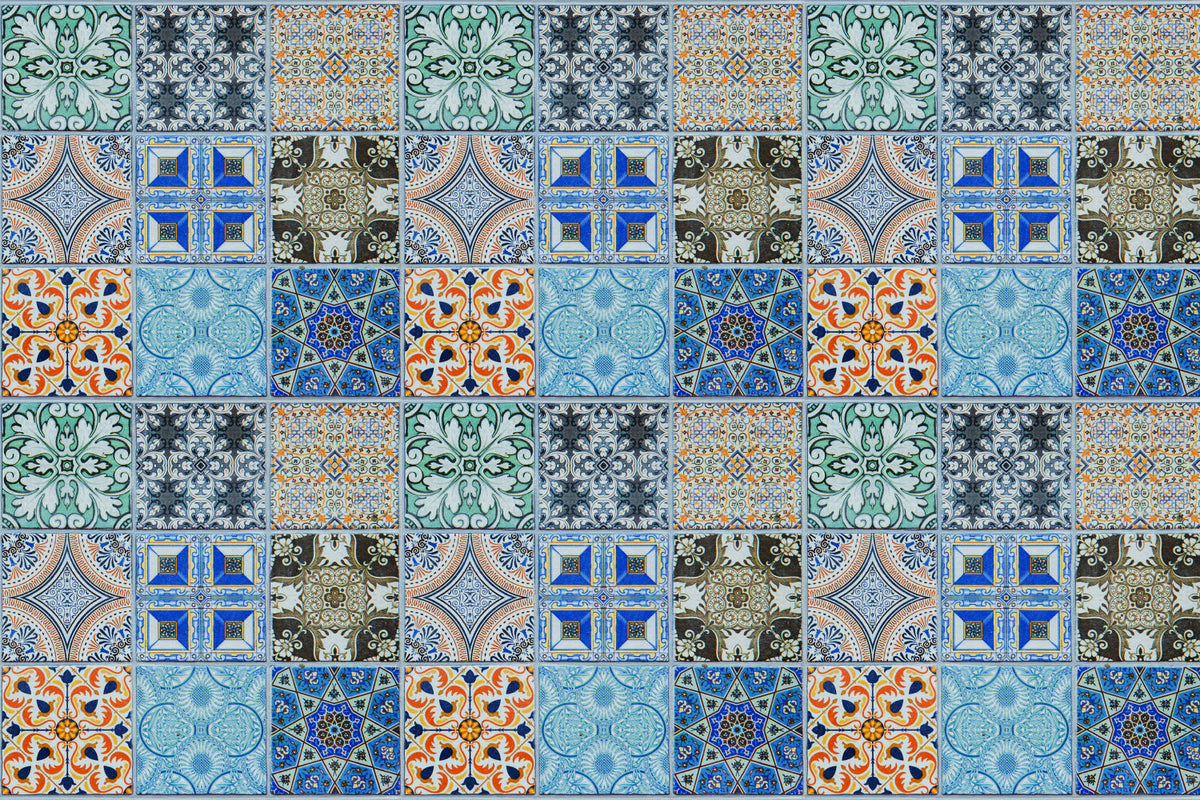 Badrückwand Patchwork