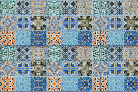 Badrückwand Patchwork