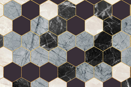 Badrückwand Patchwork