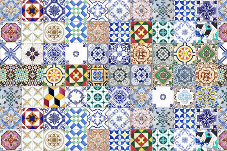 Waschbeckenrückwand Patchwork