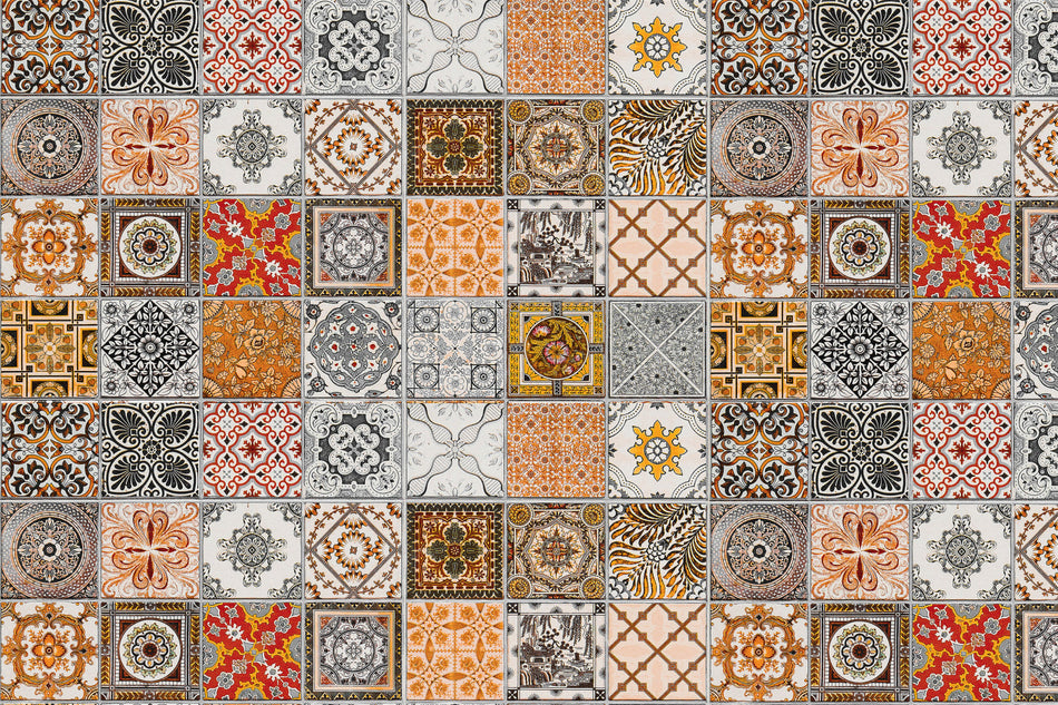 Badrückwand Patchwork