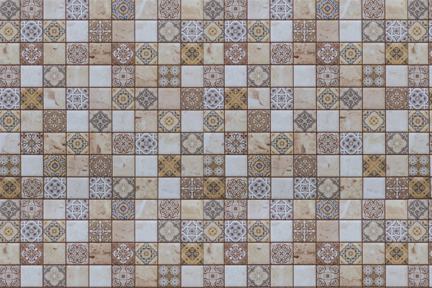 Badrückwand Patchwork