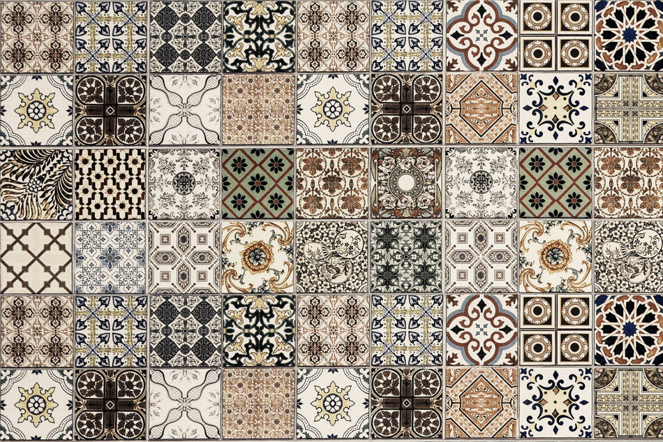 Waschbeckenrückwand Patchwork