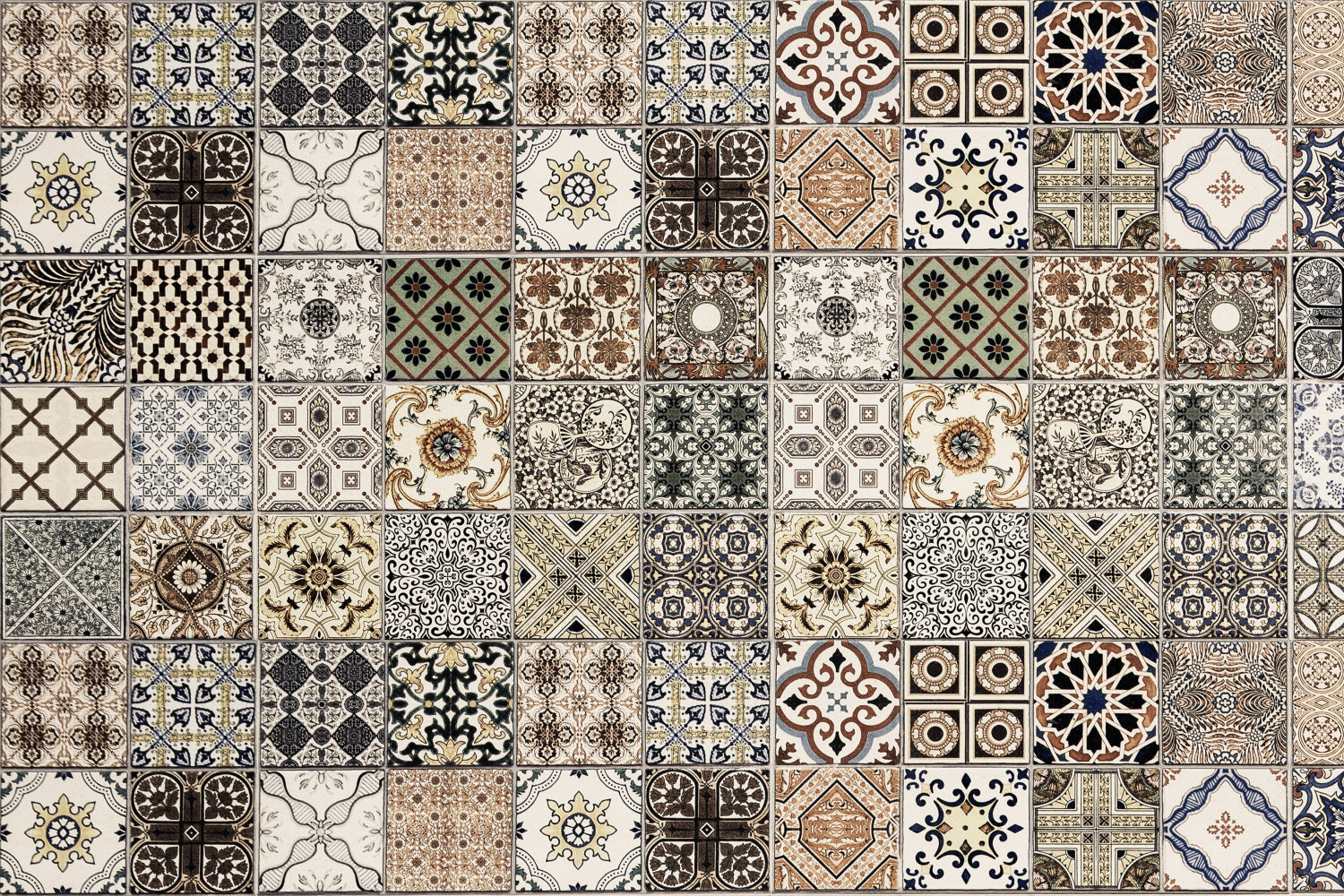 Badrückwand Patchwork