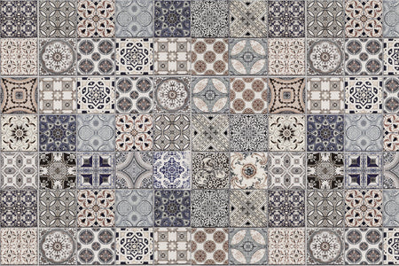 Waschbeckenrückwand Patchwork